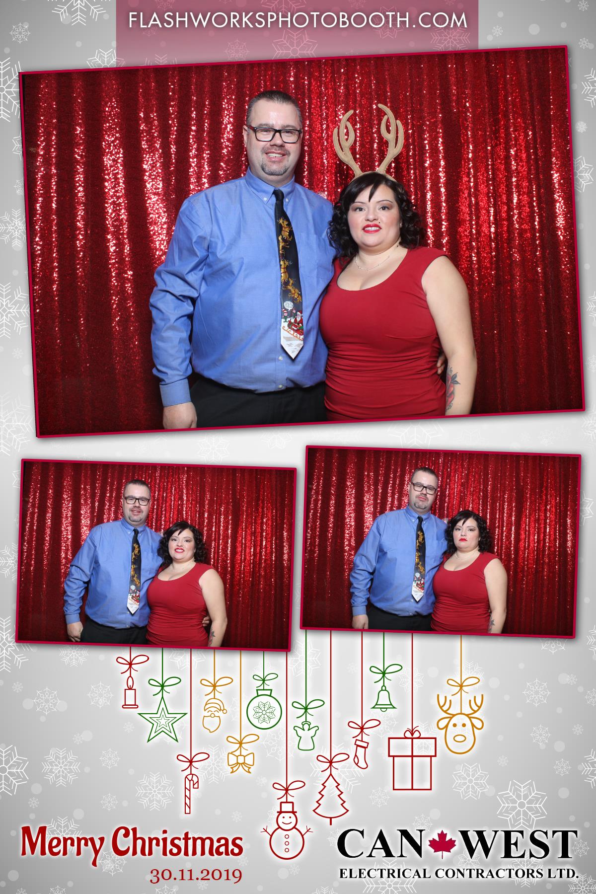 Can West Christmas Party | View more photos from the event at gallery.flashworksphotobooth.com/u/FlashworksPhotoboothInc/Can-West-Christmas-Party